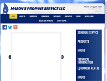 Tablet Screenshot of masonspropane.com